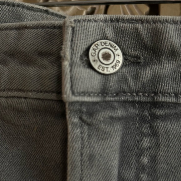 Gap Vintage slim sky-high, grey gray jeans, womens size 35 / 20 R New with tags - Picture 6 of 10